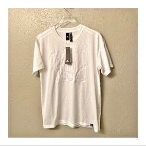 Adidas Oversized Mesh Tee Large NWT